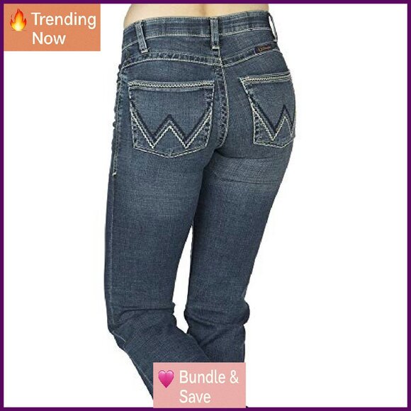 Premium Patch Mae Mid Rise Riding Jeans Boot Cut Fit - Picture 6 of 7